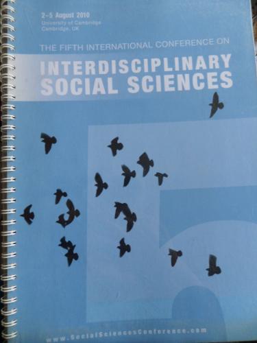 The Fifth International Conference On Interdisciplinary Social Sciences