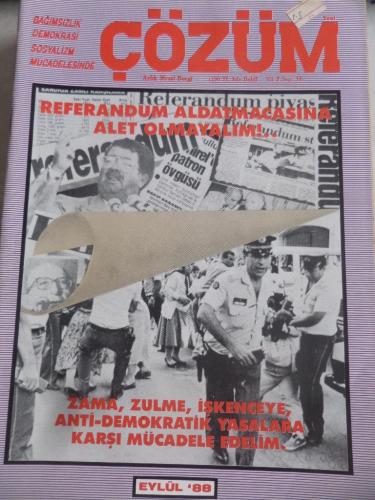 Çözüm Aylık Siyasi Dergi 1988 / 16