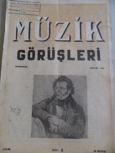 Müzik Görüşleri 1949 / 3