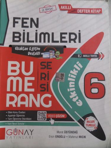 6. Sınıf Fen Bilimleri Akıllı Defter Kitap Murat Üstündağ