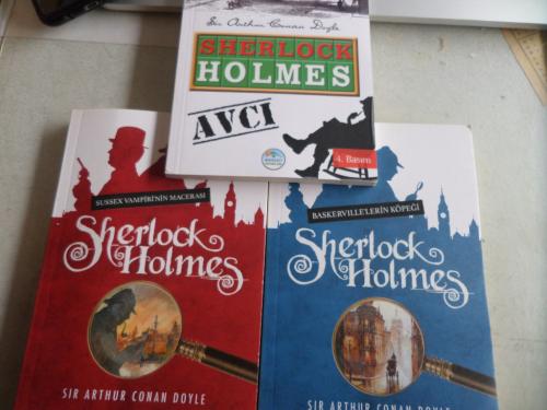 Sherlock Holmes Kitapları / 3 Adet Sir Arthur Conan Doyle