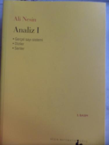 Analiz I Ali Nesin