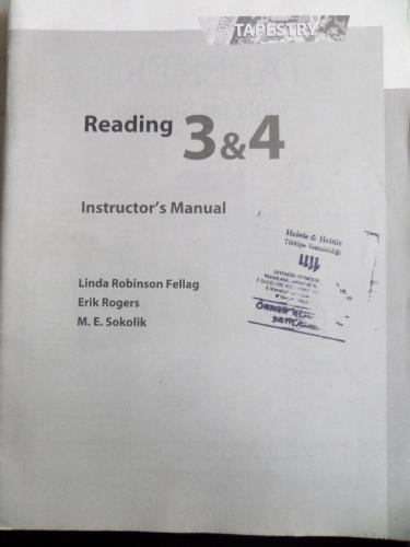 Reading 3&4 Instructor's Manual