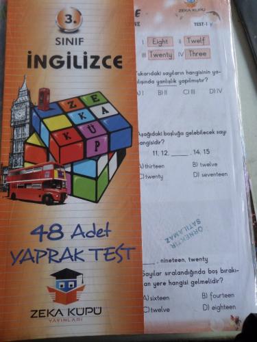 3. Sınıf İngilizce Yaprak Teste