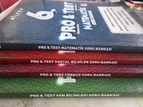 6. Sınıf Pro & Test Kitapları / 4 Adet