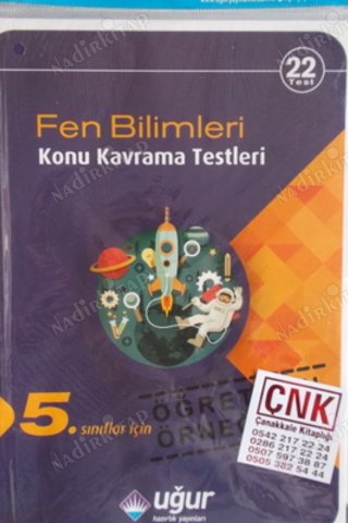 5. Sınıf Fen Bilimleri Konu Kavrama Testleri