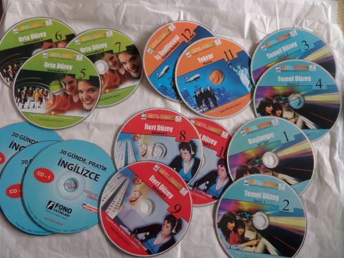 Türkçe Destekli İngilizce Multimedya Eğitim Seti / 15 CD