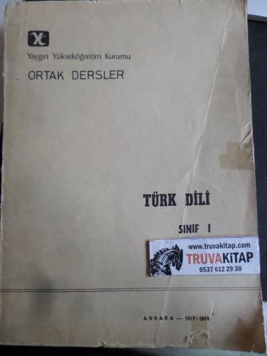 Türk Dili Sınıf I