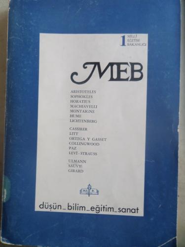 MEB Üç Aylık Düşün Bilim Eğitim Sanat Dergisi 1979 / 1