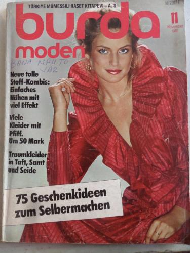 Burda Dergisi 1981 / 11