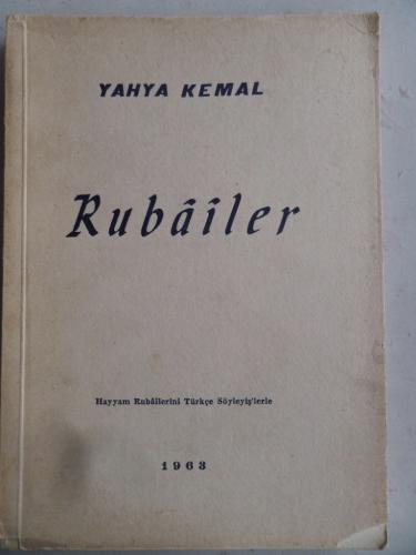Rubailer Yahya Kemal