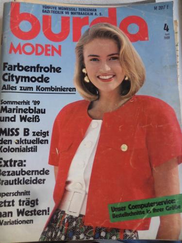 Burda Dergisi 1989 / 4