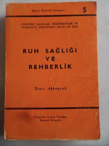 Ruh Sağlığı ve Rehberlik