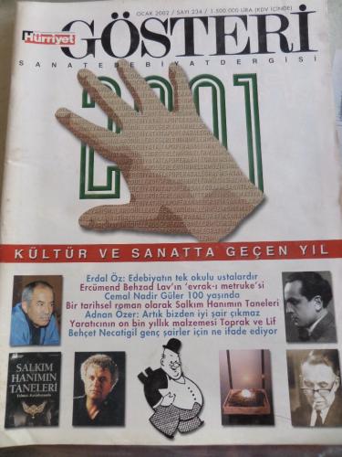 Gösteri Sanat Edebiyat Dergisi 2002 / 234