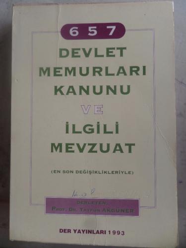 657 Devlet Memurları Kanunu ve İlgili Mevzuat