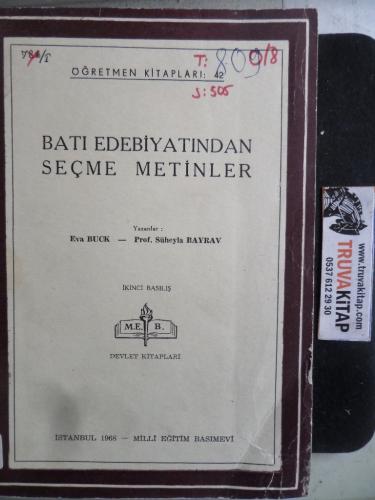 Batı Edebiyatından Seçme Metinler