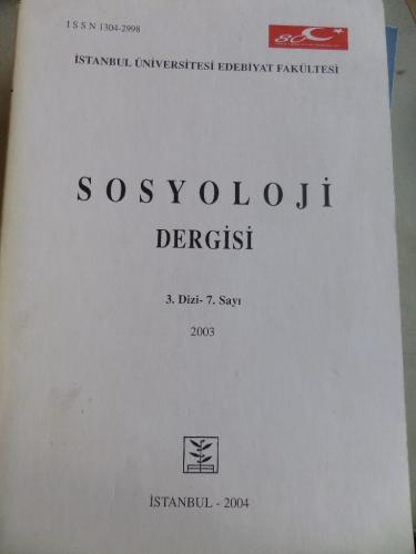 Sosyoloji Dergisi 2003 / 3. Dizi 7. Sayı