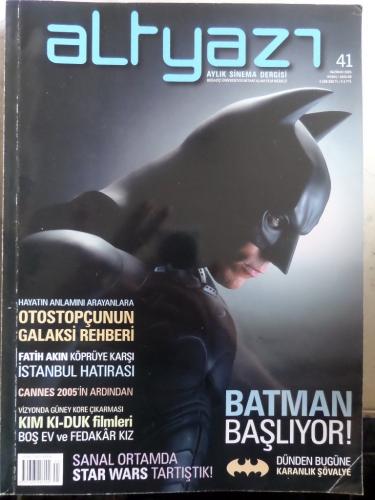 Altyazı Aylık Sinema Dergisi 2005 / 41