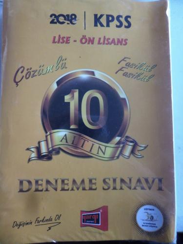 KPSS Lise - Önlisans Çözümlü 10 Altın Deneme Sınavı