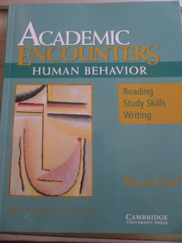 Academic Encounters Human Behavior Reading Study Skills Writing Bernar