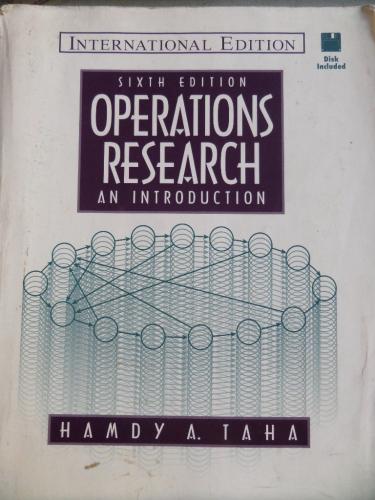Operations Research An Introduction Hamdy A. Taha