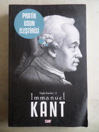 Pratik Usun Eleştirisi Immanuel Kant