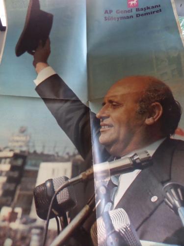 AP Genel Başkanı Süleyman Demirel Posteri
