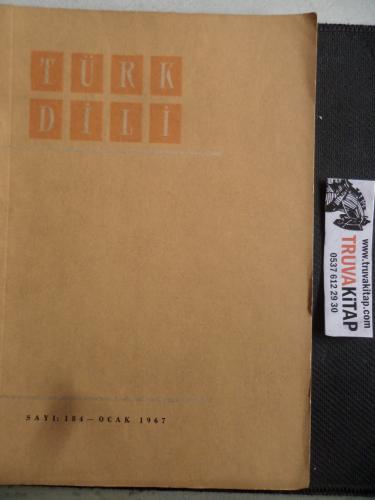 Türk Dili Dergisi 1967 / 184