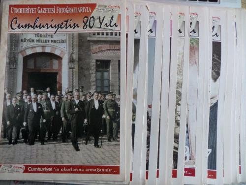 Cumhuriyet Gazetesi Fotoğraflarıyla Cumhuriyetin 80 Yılı / 21 Adet