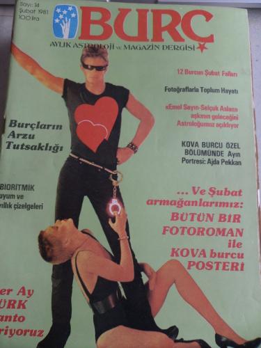 Burç Aylık Yıldız Falı ve Magazin Dergisi 1981 / 14