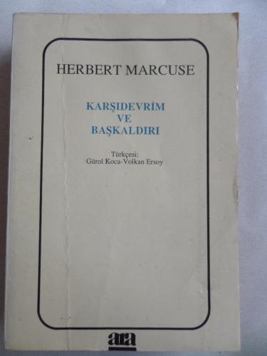 Karşıdevrim ve Başkaldırı Herbert Marcuse