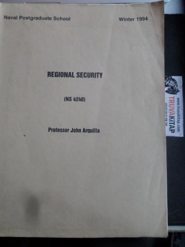 Regional Security Ders Notu