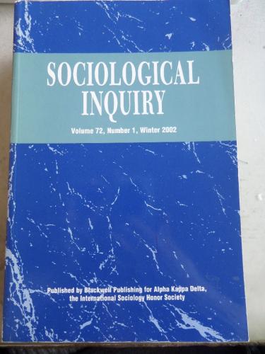 Sociological Inquiry 2002 / 72-1