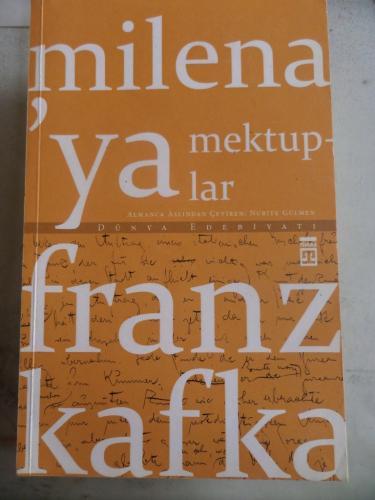 Milena'ya Mektuplar Franz Kafka