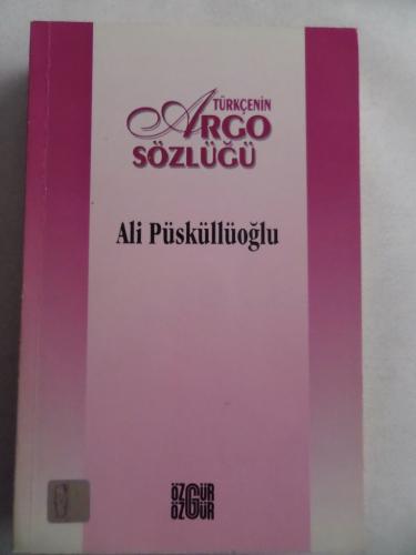 Türkçenin Argo Sözlüğü