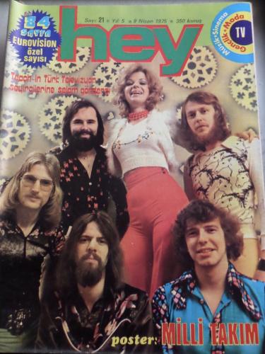 Hey Dergisi 1975 / 21 Teach - In Türk televizyon Seyircilerine Selam G