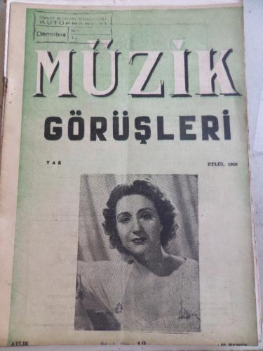 Müzik Görüşleri 1950 / 12