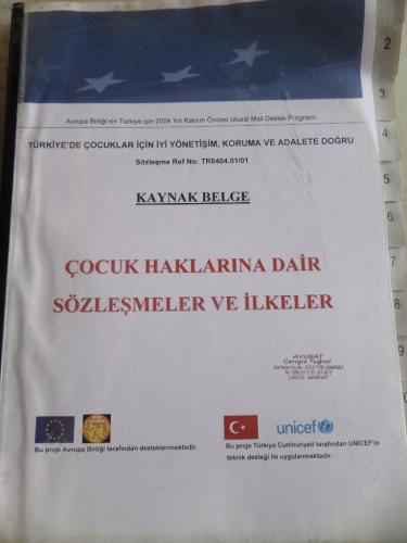 Çocuk Haklarına Dair Sözleşmeler ve İlkeler