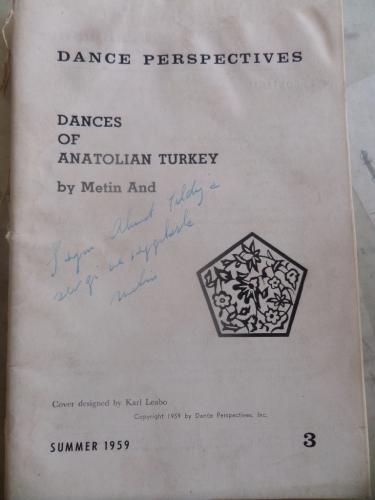 Dance Perspectives Dances Of Anatolian Turkey Metin And