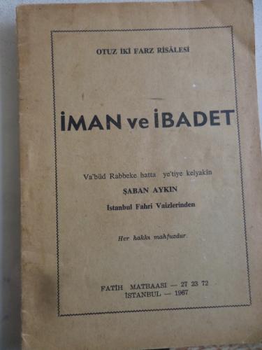İman ve İbadet