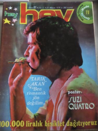 Hey Dergisi 1975 / 27 Kapak Tarık Akan Ben Romantik Jön Değişim - Post