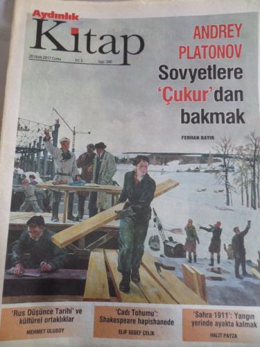 Aydınlık Gazetesi Kitap Eki 20 Ekim 2017 Sayı 280 - Andrey Platonov So