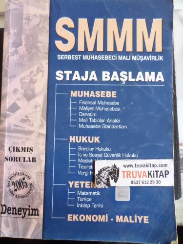 Serbest Muhasebeci Mali Müşavirlik Staja Giriş Çıkmış Sorular