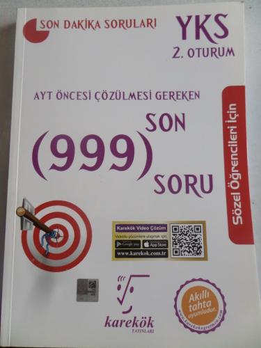 AYT Öncesi Çözülmesi Gereken Son 999 Soru