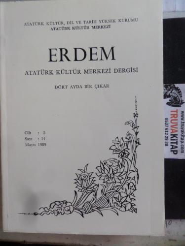 Erdem Atatürk Kültür Merkezi Dergisi 1989 / 14