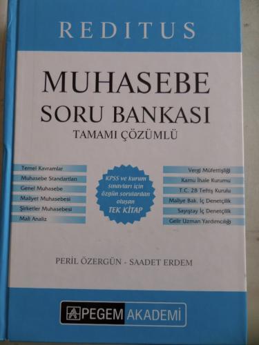 Reditus Muhasebe Soru Bankası Tamamı Çözümlü Peril Özergün