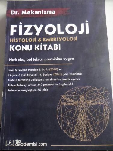 Fizyoloji Histoloji & Embriyoloji Konu Kitabı