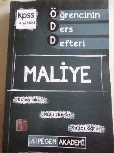 Maliye Öğrencinin Ders Defteri