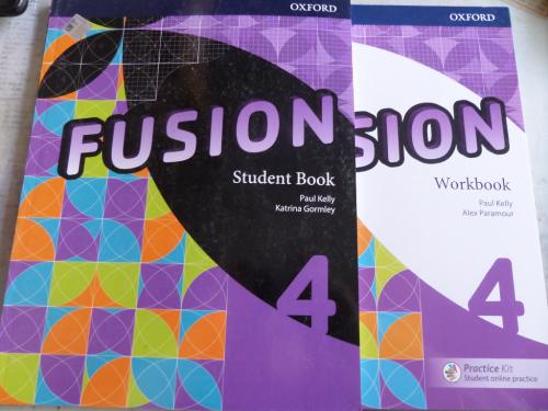 Fusion 4 Student Book + Workbook Paul Kelly