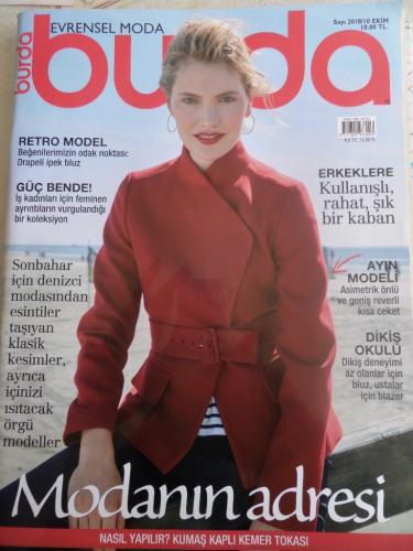 Burda Dergisi 2018 / 10 (Paftalı)